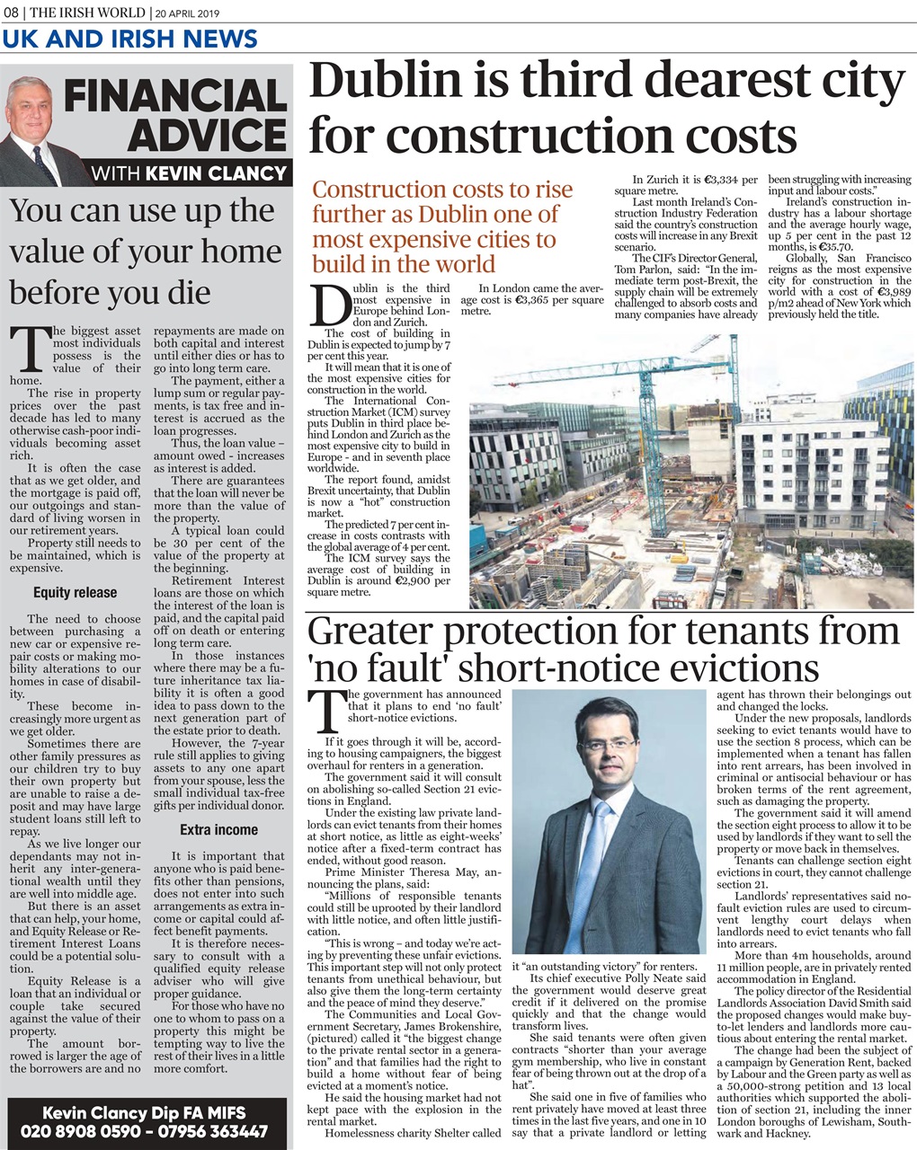 Irish World Preview Pages