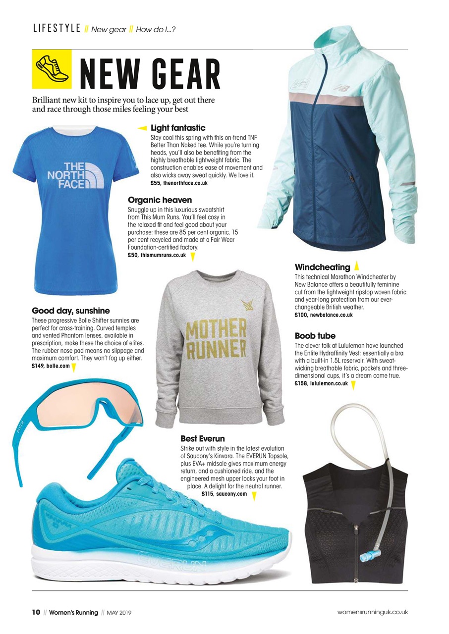 Women’s Running Preview Pages