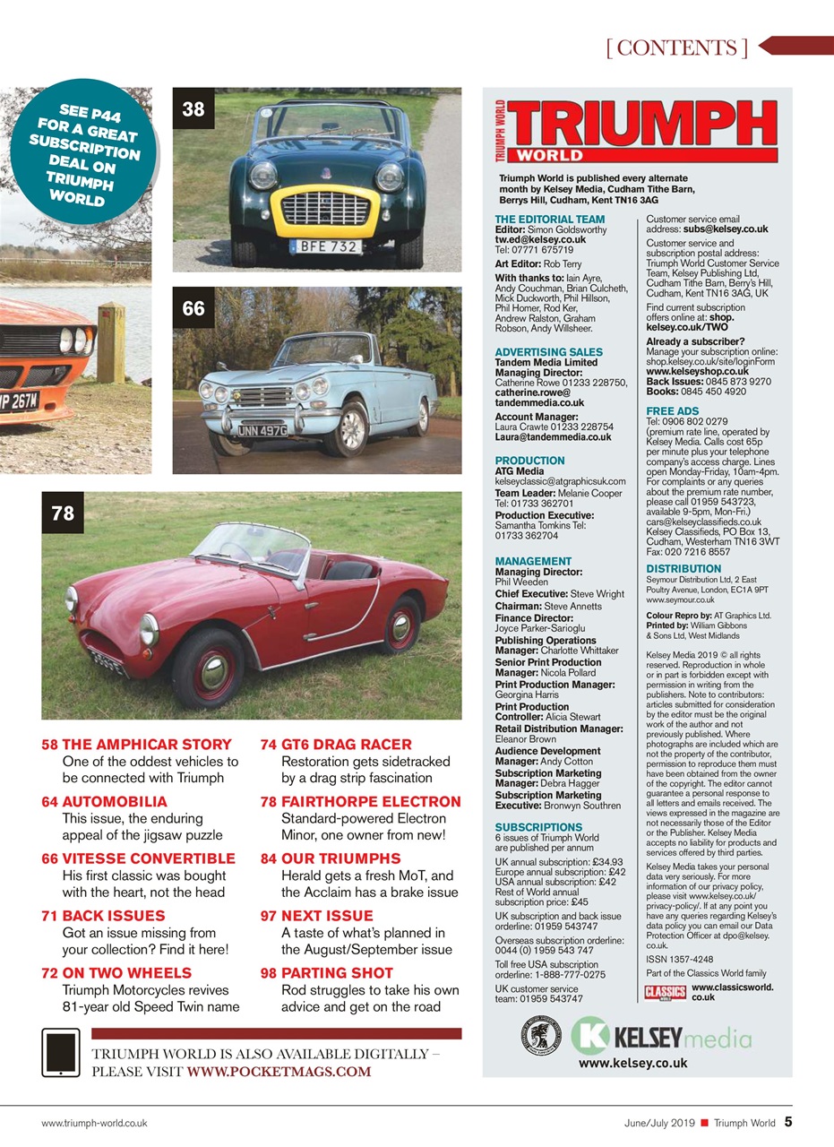 Triumph World Preview Pages