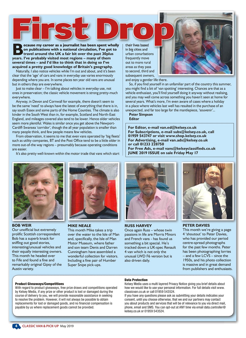 Classic Van & Pick-up Preview Pages