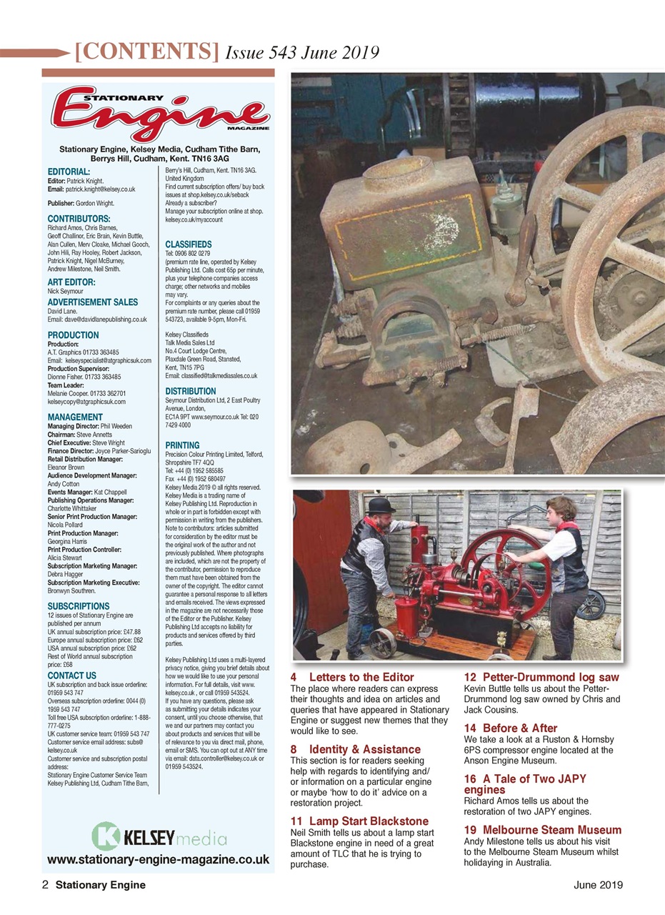 Stationary Engine Preview Pages