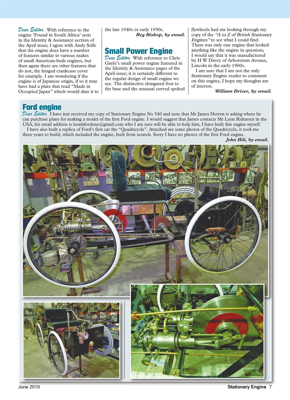 Stationary Engine Preview Pages