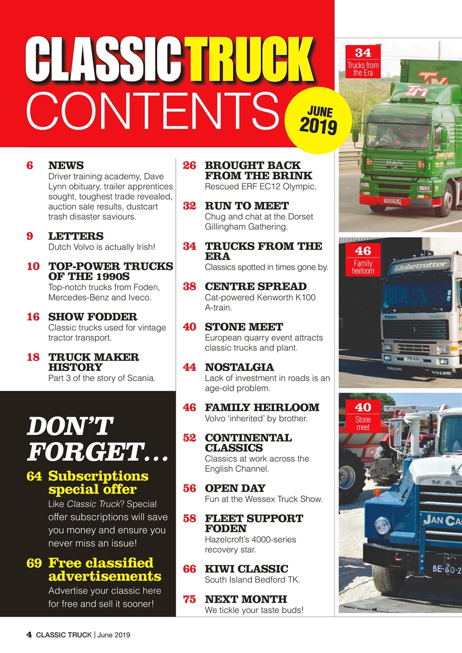 Classic Truck (OLD) Preview Pages