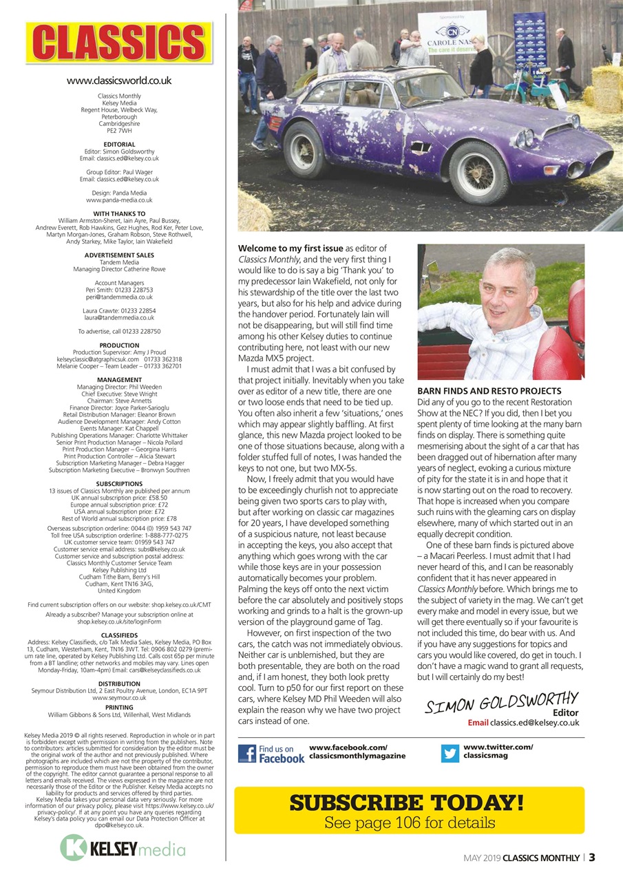 Classics World Preview Pages