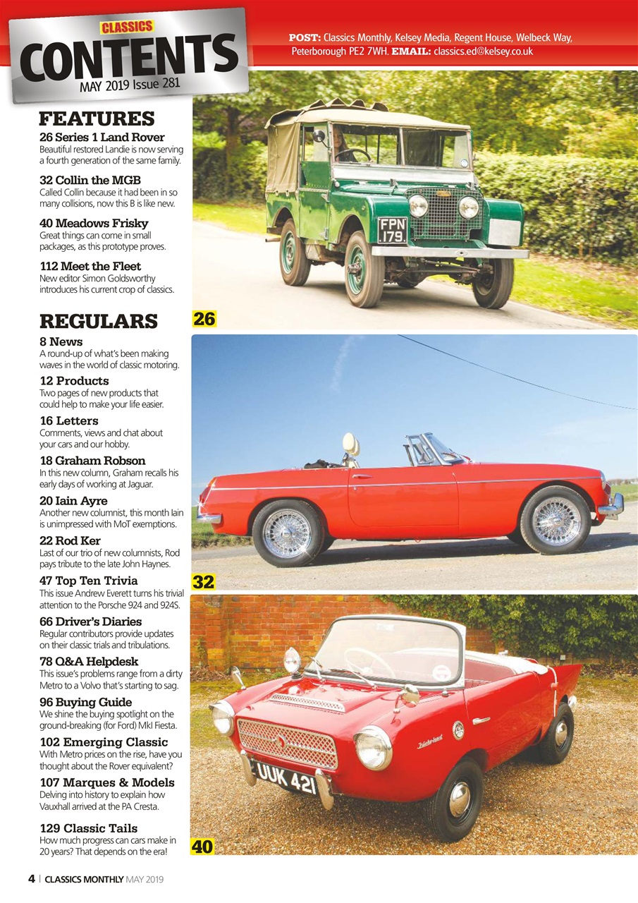 Classics World Preview Pages