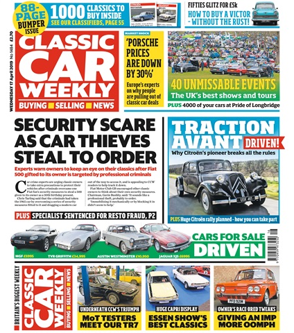 Classic Car Weekly issue 17th April 2019