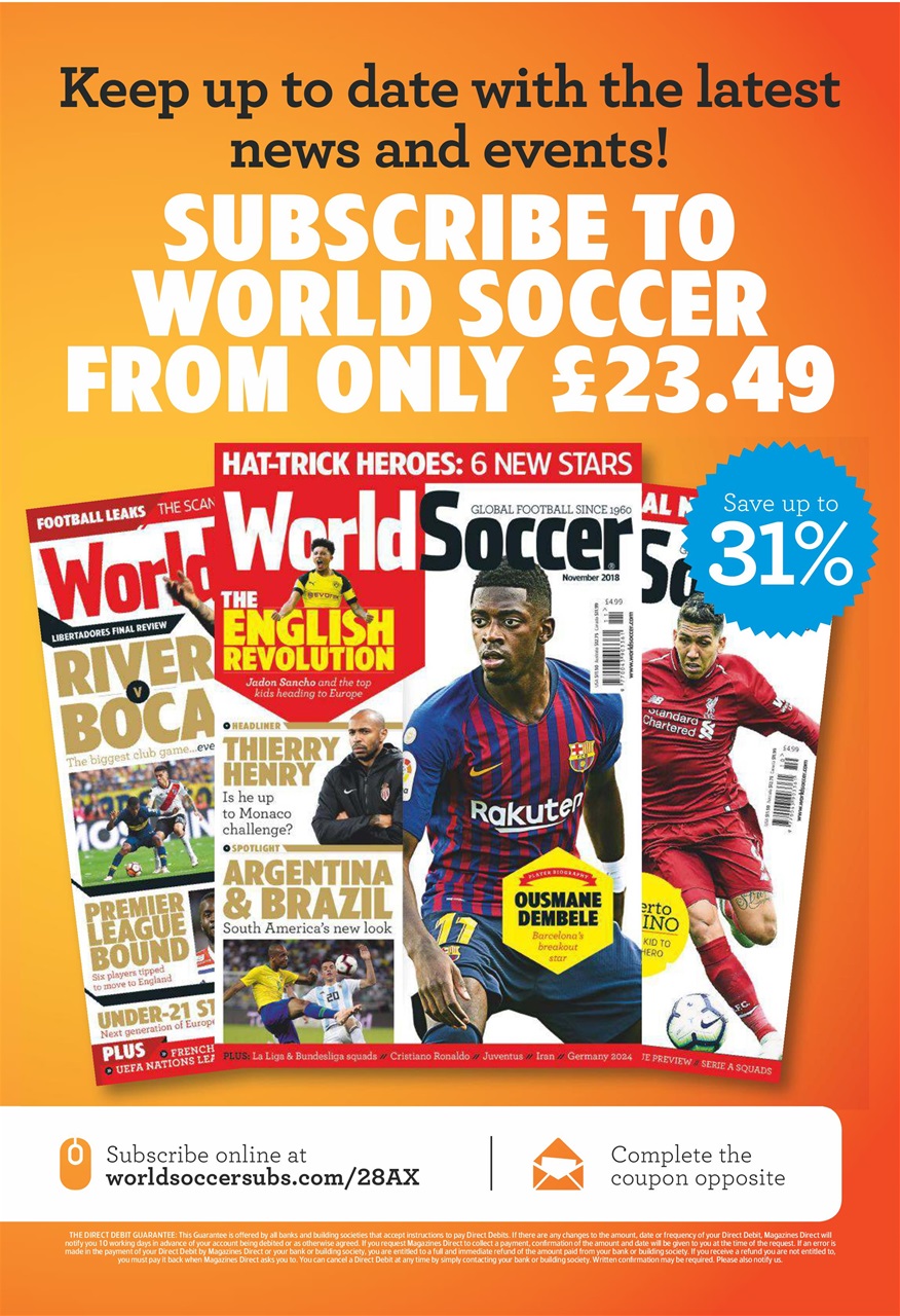 World Soccer Preview Pages