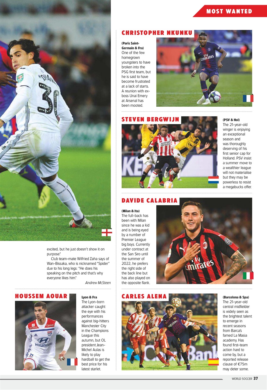 World Soccer Preview Pages