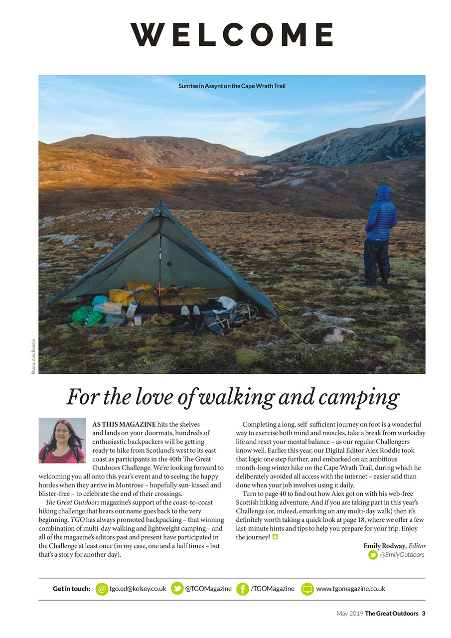 TGO - The Great Outdoors Magazine Preview Pages