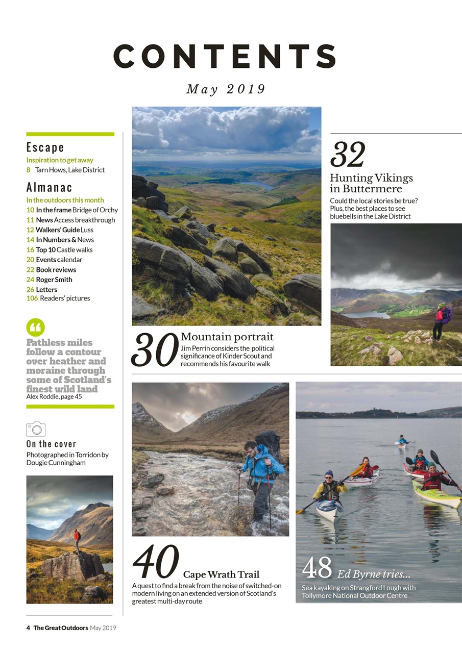 TGO - The Great Outdoors Magazine Preview Pages