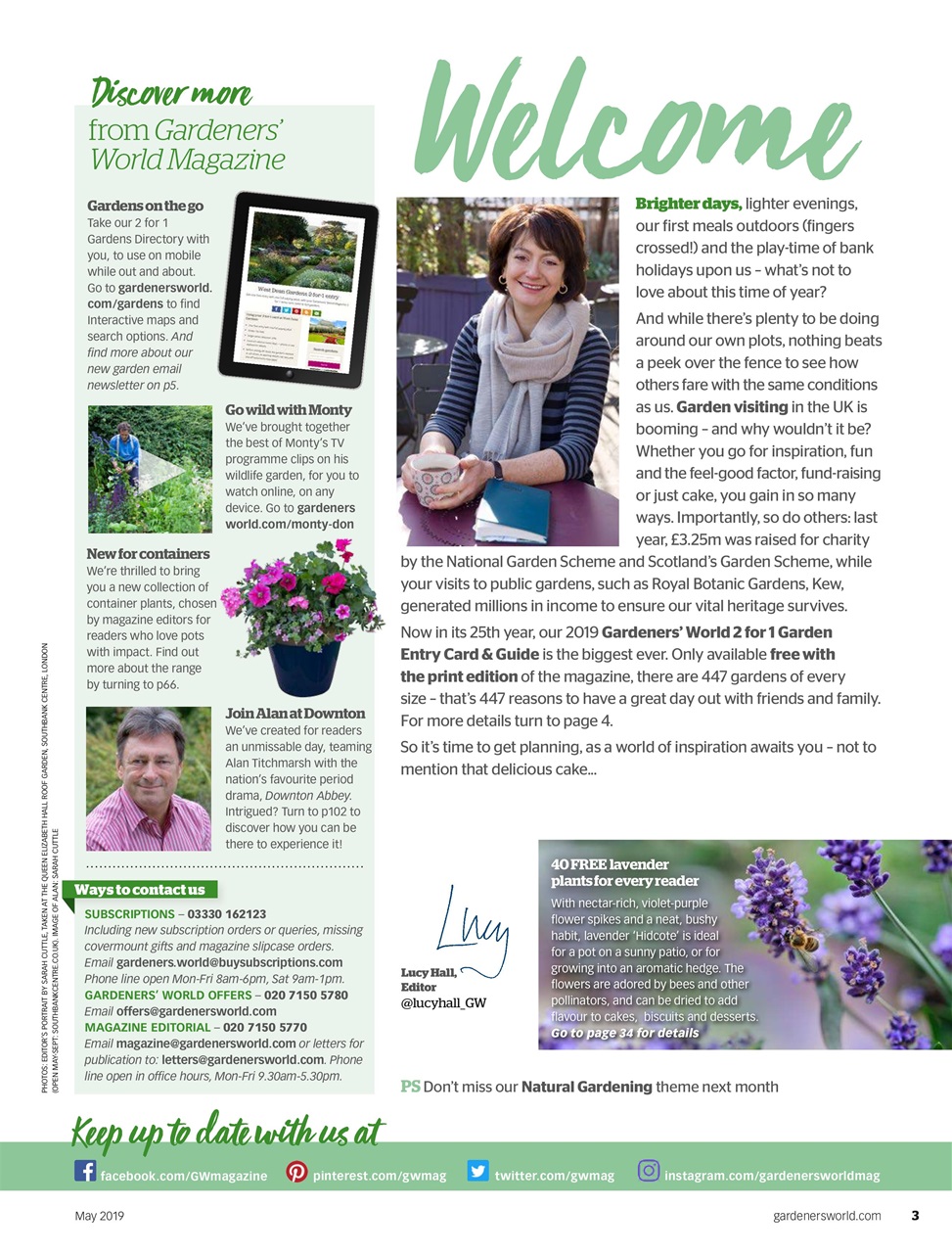 BBC Gardeners’ World Magazine Preview Pages