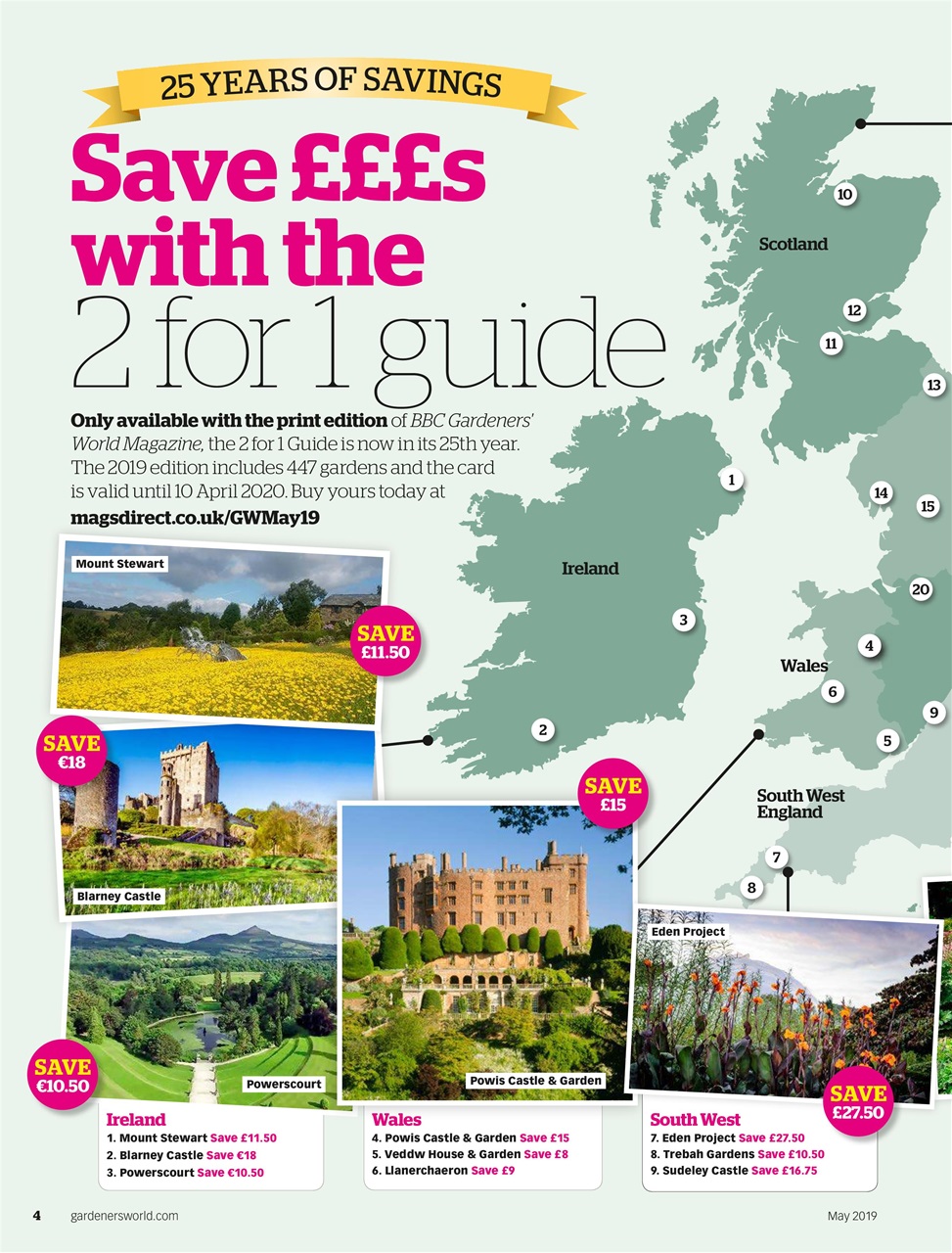 BBC Gardeners’ World Magazine Preview Pages