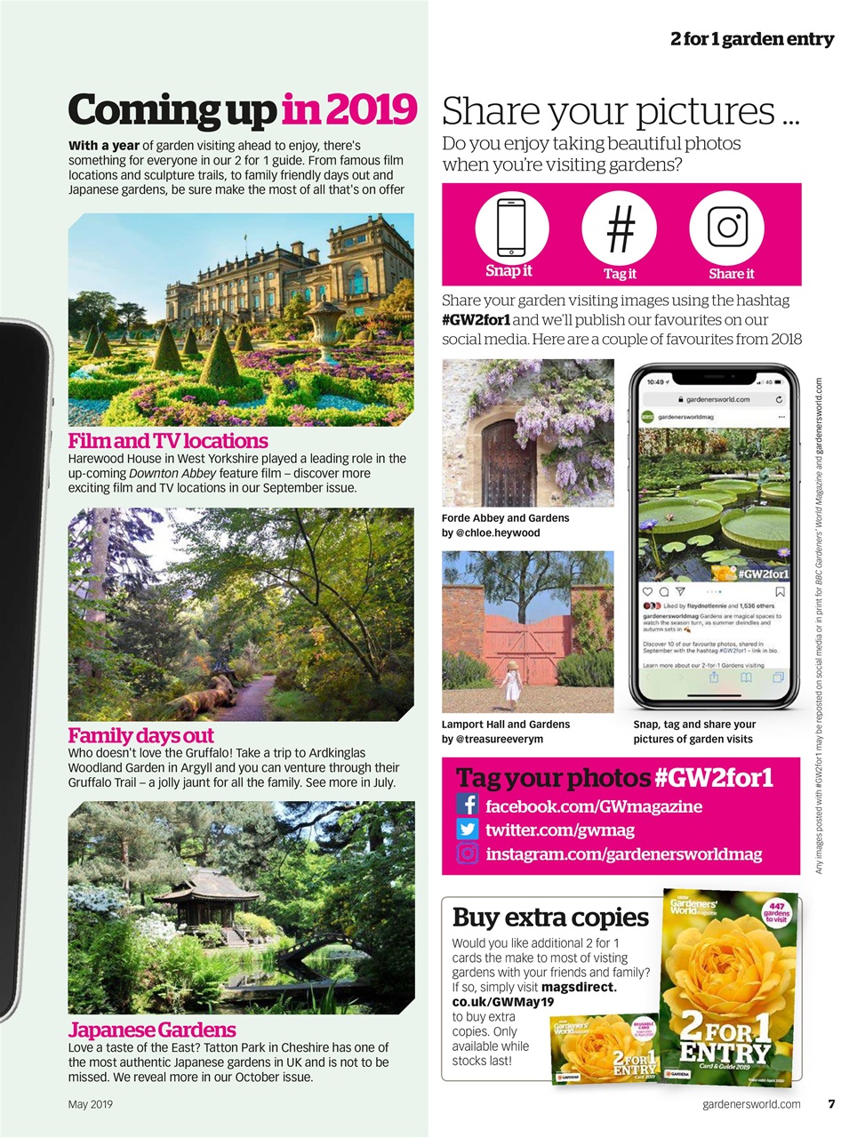 BBC Gardeners’ World Magazine Preview Pages