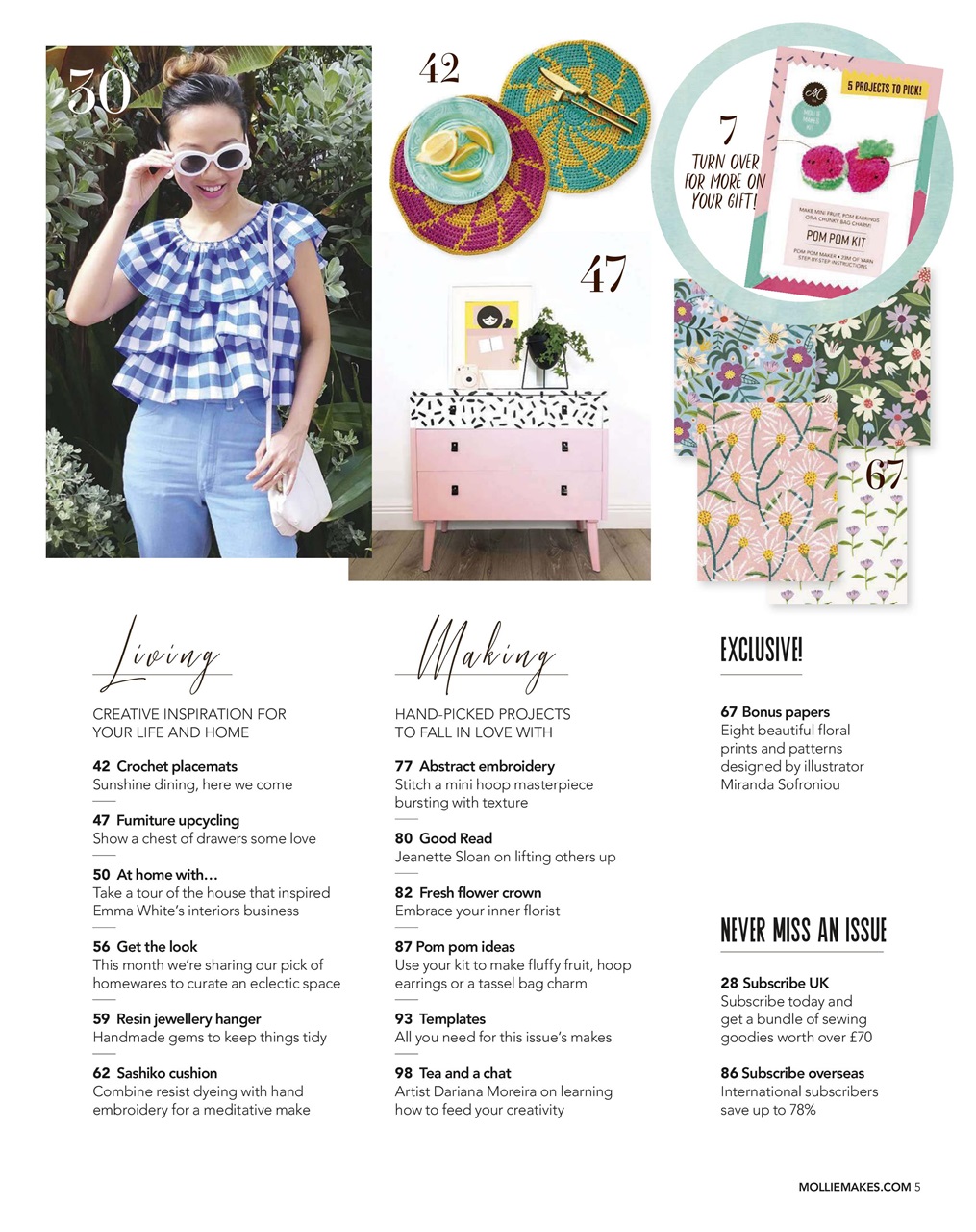 Mollie magazine Preview Pages