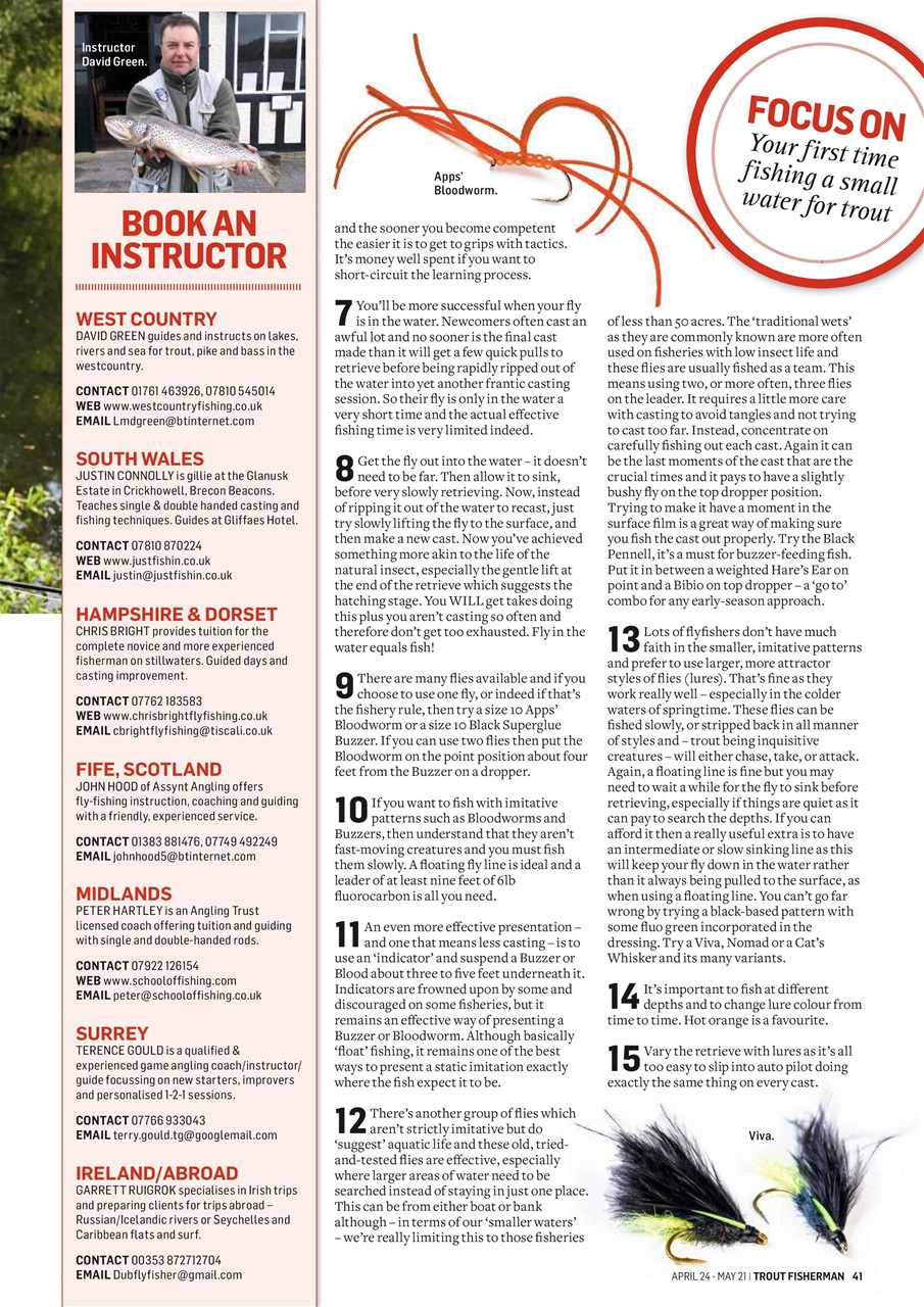 Trout Fisherman Preview Pages