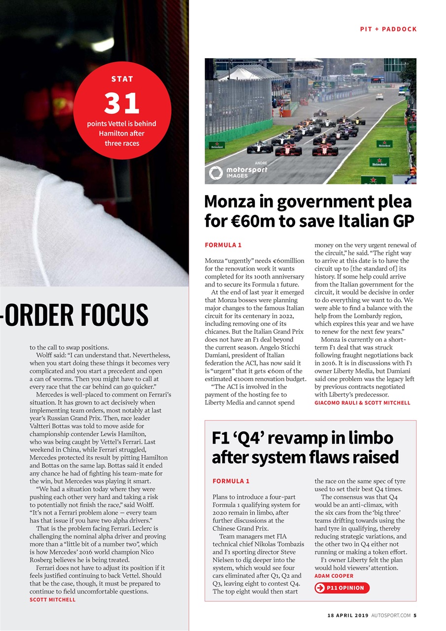 Autosport Preview Pages