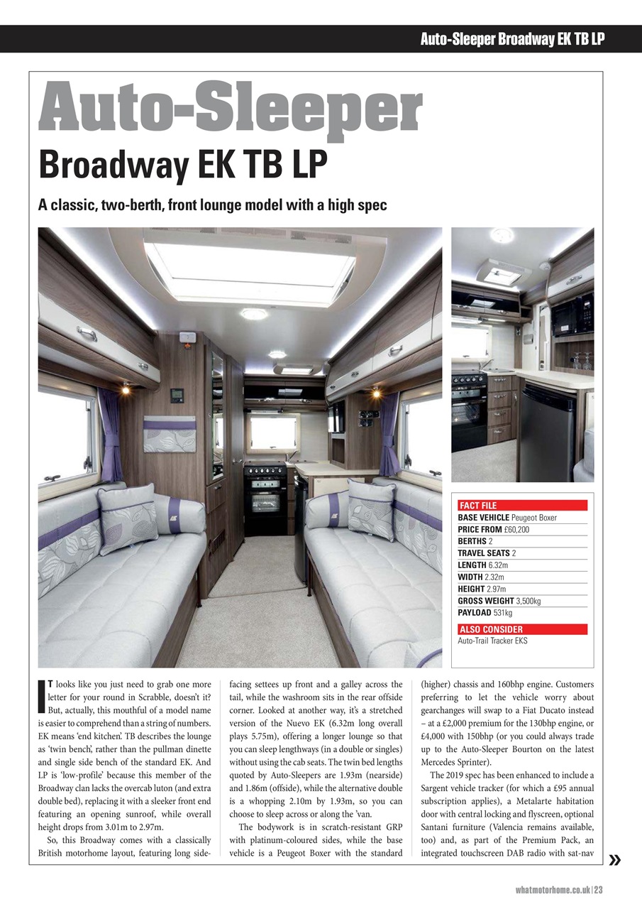 What Motorhome magazine Preview Pages