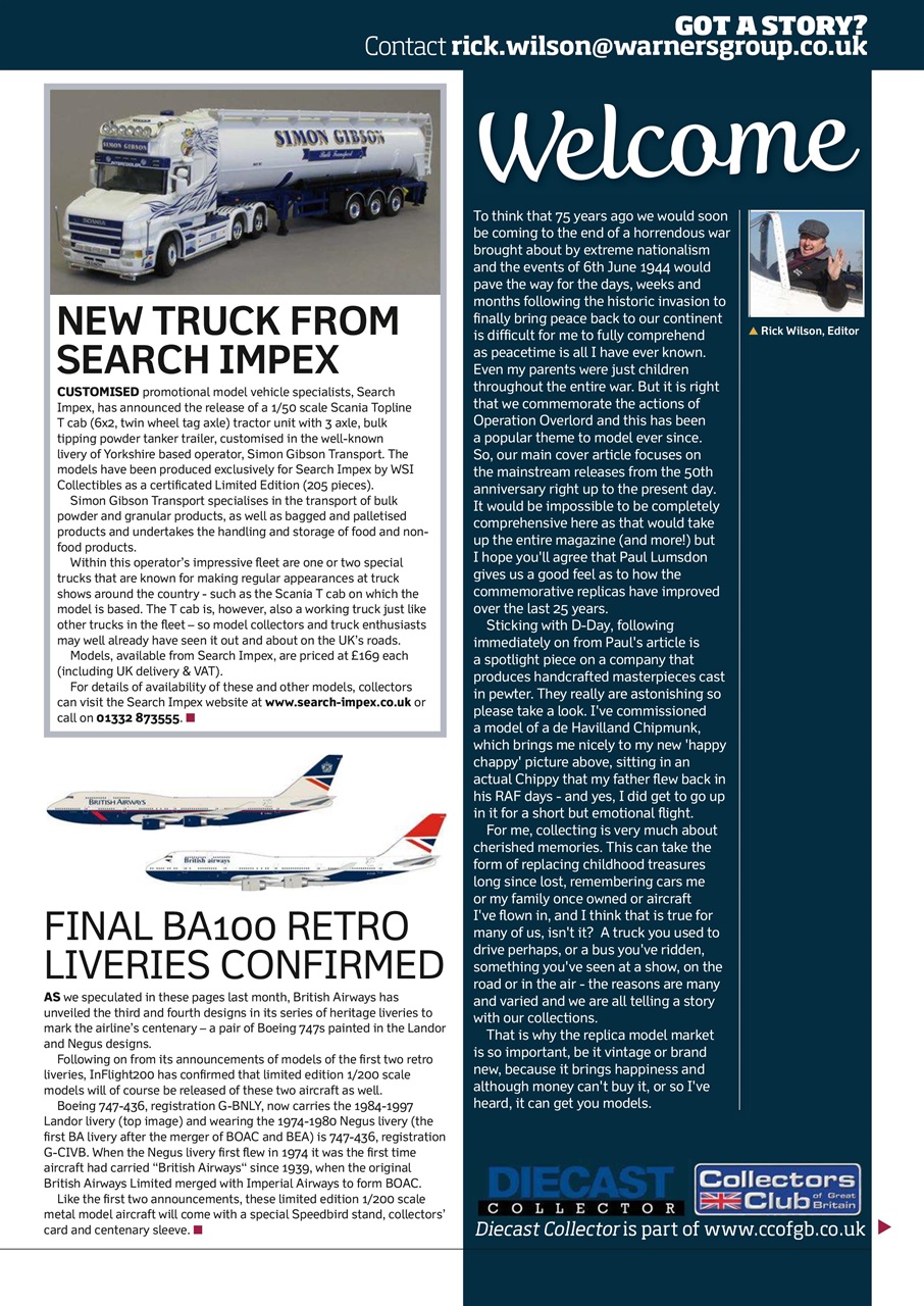 Diecast Collector Preview Pages