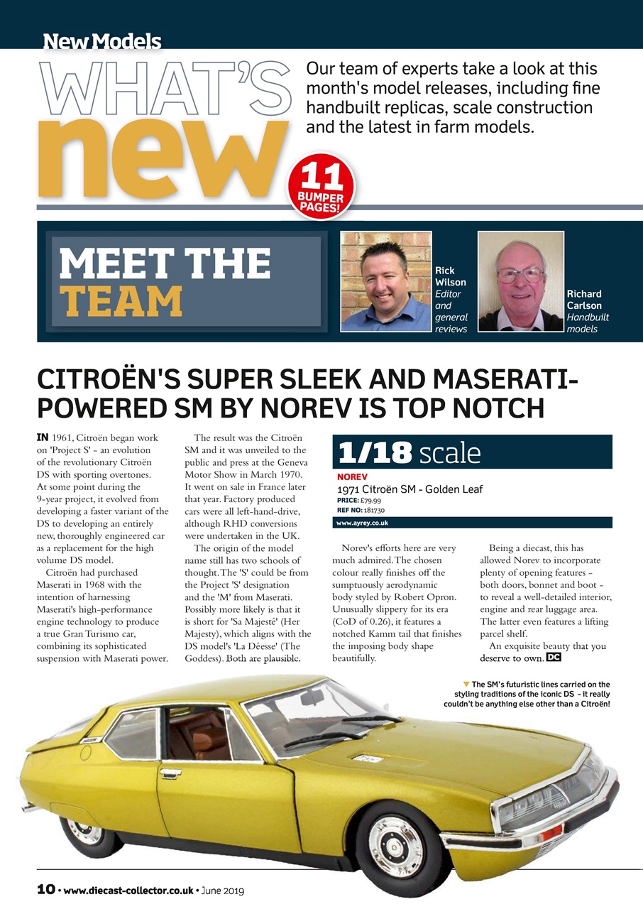 Diecast Collector Preview Pages