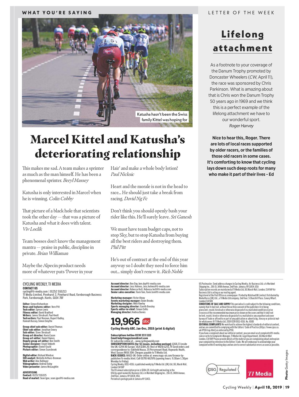 Cycling Weekly Preview Pages