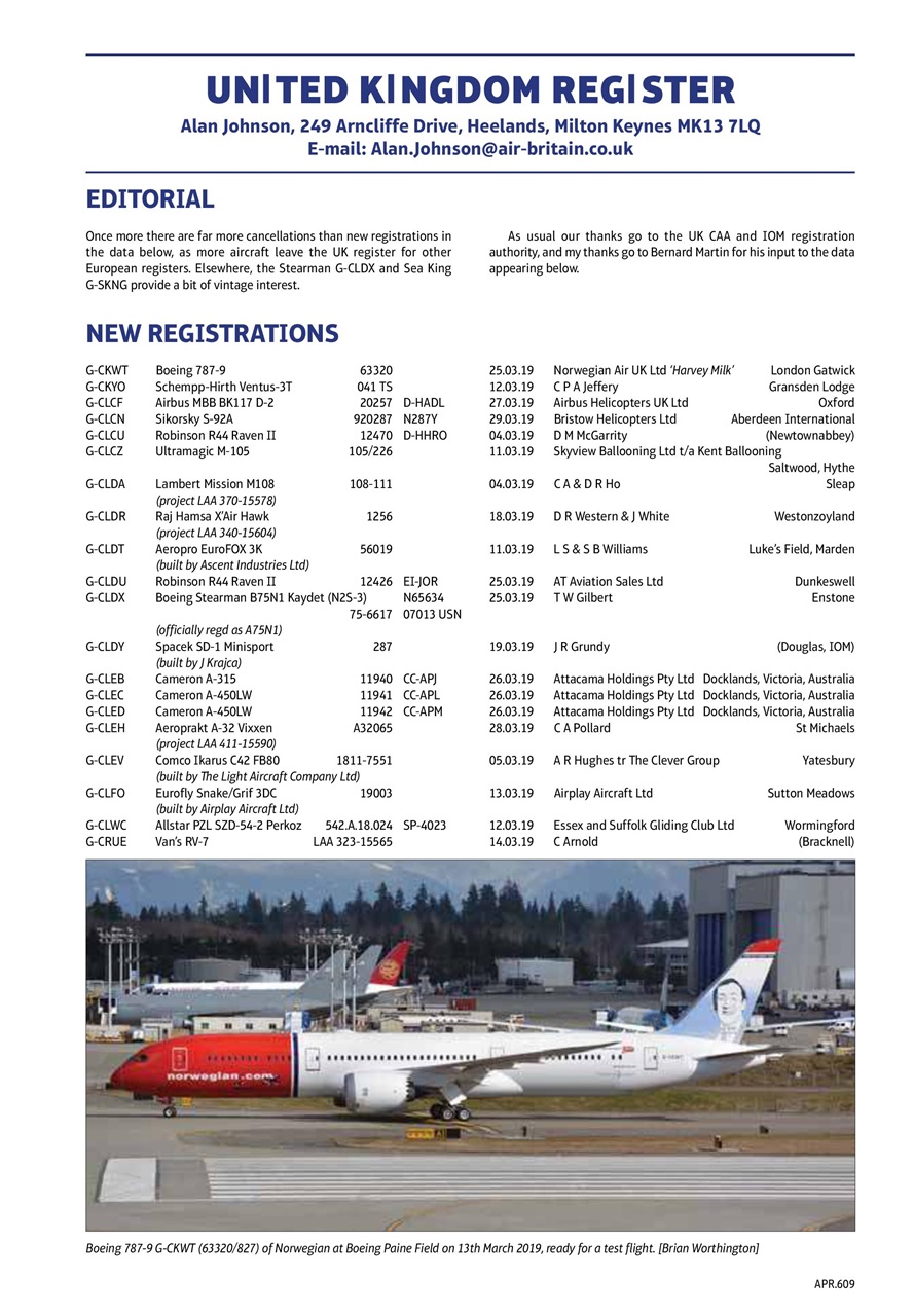 Air Britain News Preview Pages
