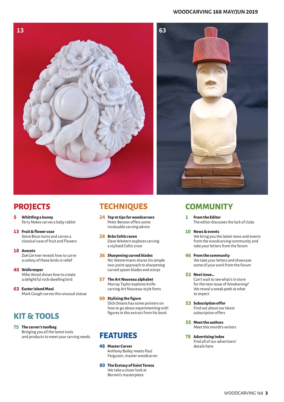 Woodcarving Preview Pages