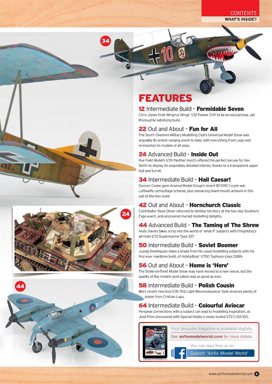 Airfix Model World Preview Pages