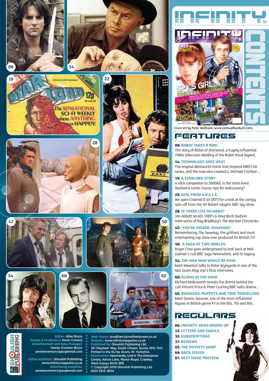 Infinity Magazine Preview Pages