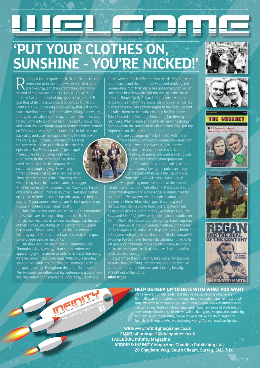 Infinity Magazine Preview Pages