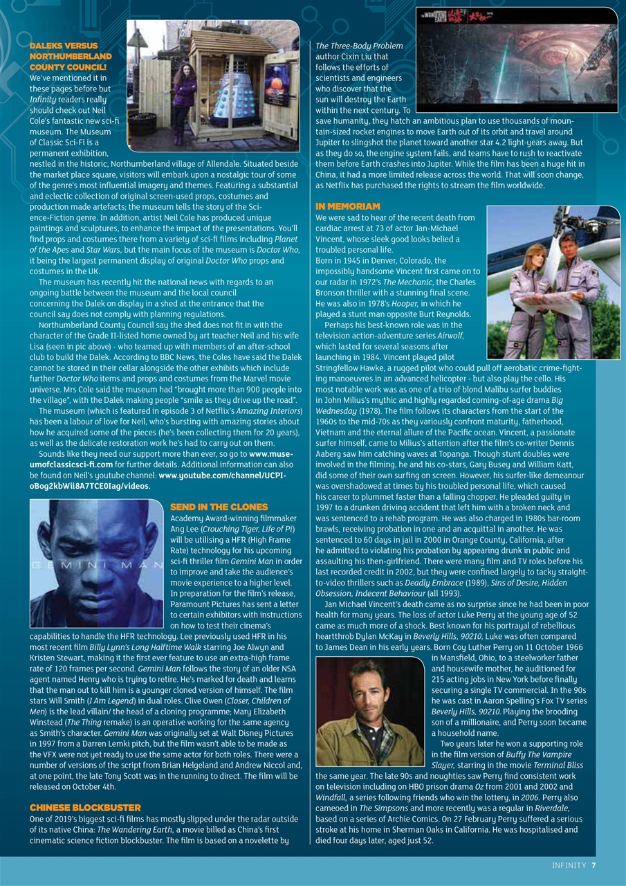 Infinity Magazine Preview Pages