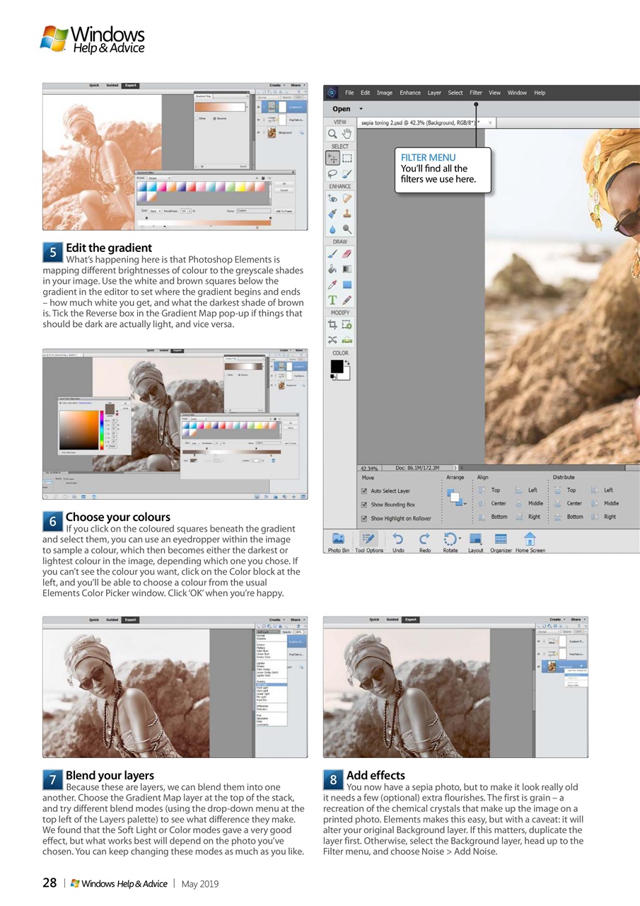 Windows Help & Advice Preview Pages