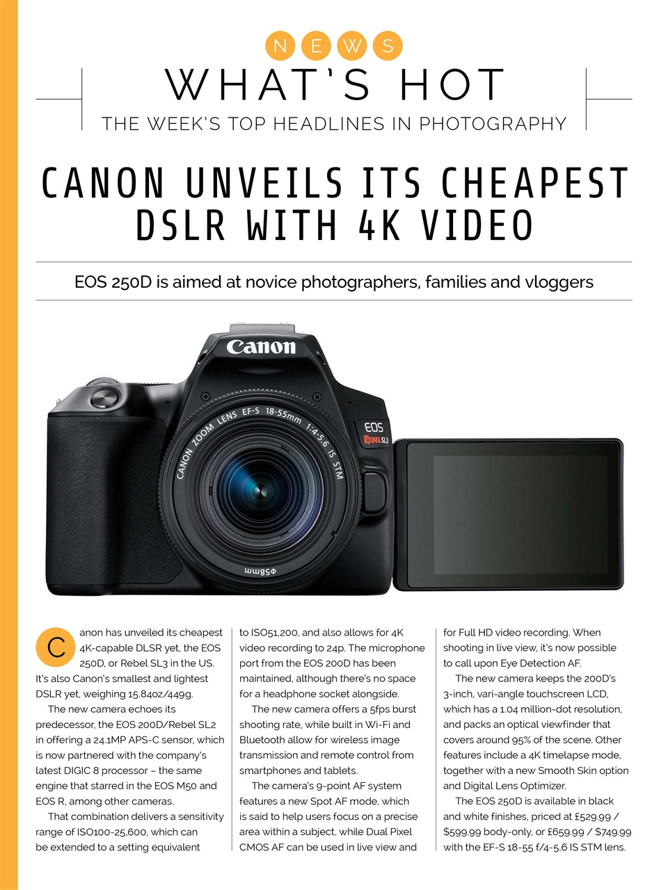 Photography Week Preview Pages