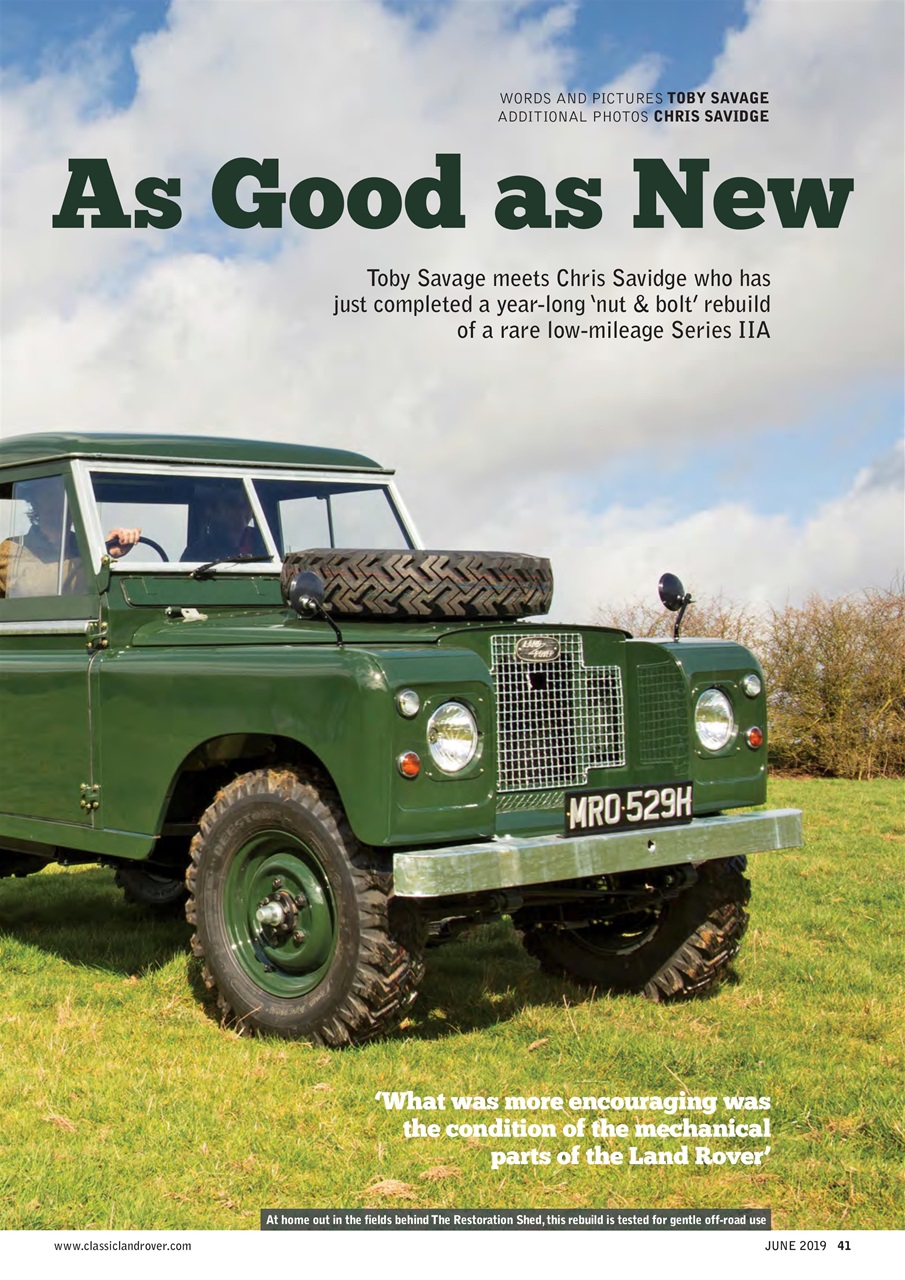 Classic Land Rover Magazine Preview Pages