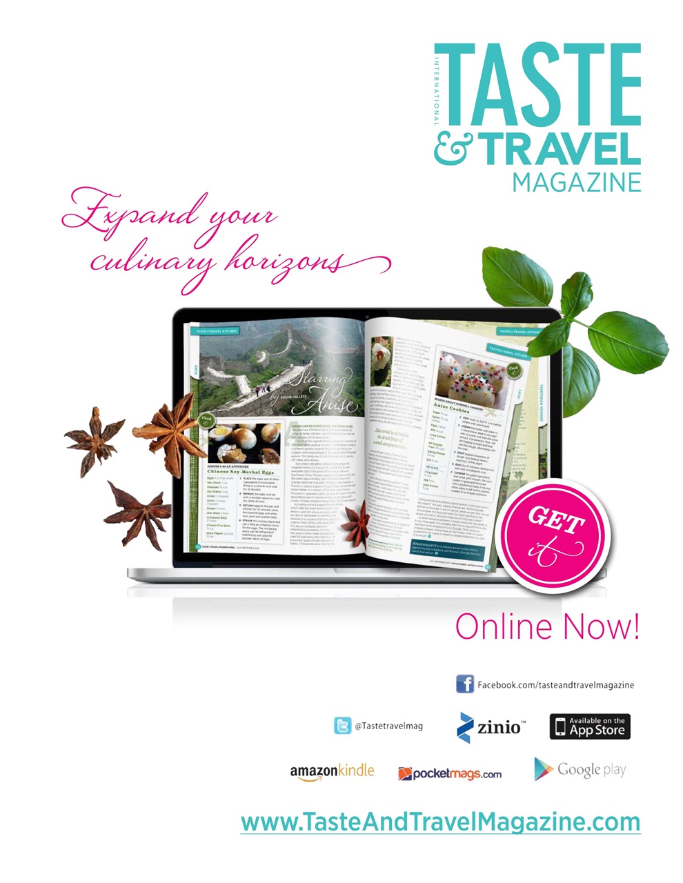 Taste & Travel International Preview Pages