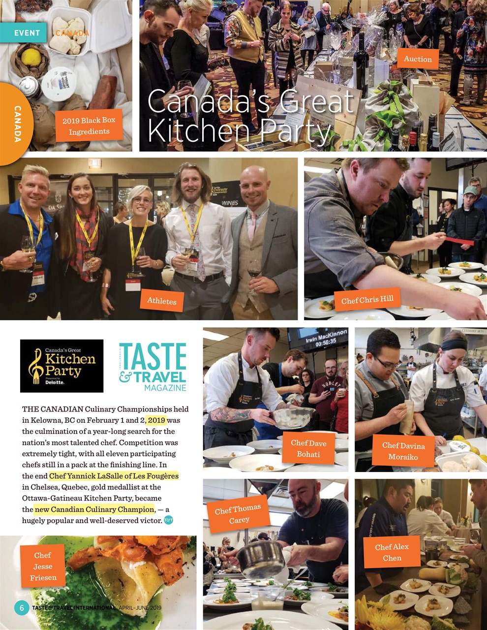 Taste & Travel International Preview Pages