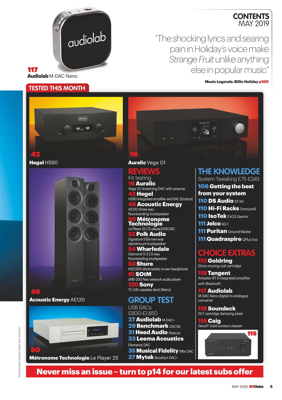 Hi-Fi Choice Preview Pages