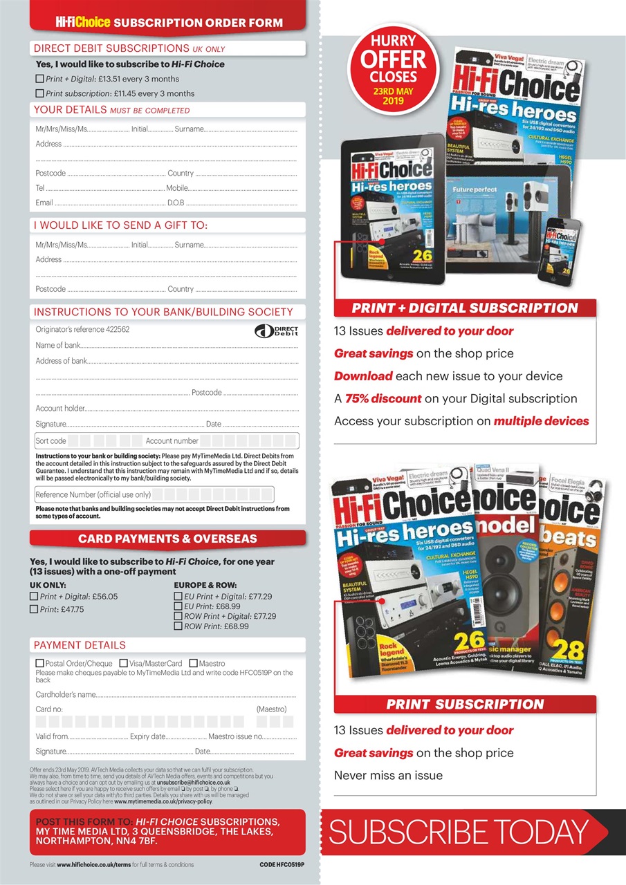 Hi-Fi Choice Preview Pages