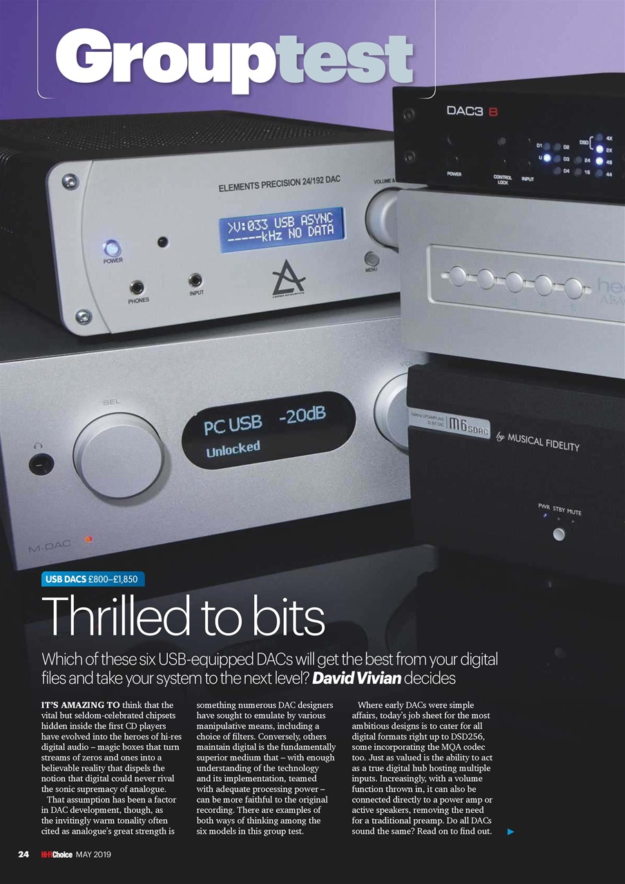 Hi-Fi Choice Preview Pages