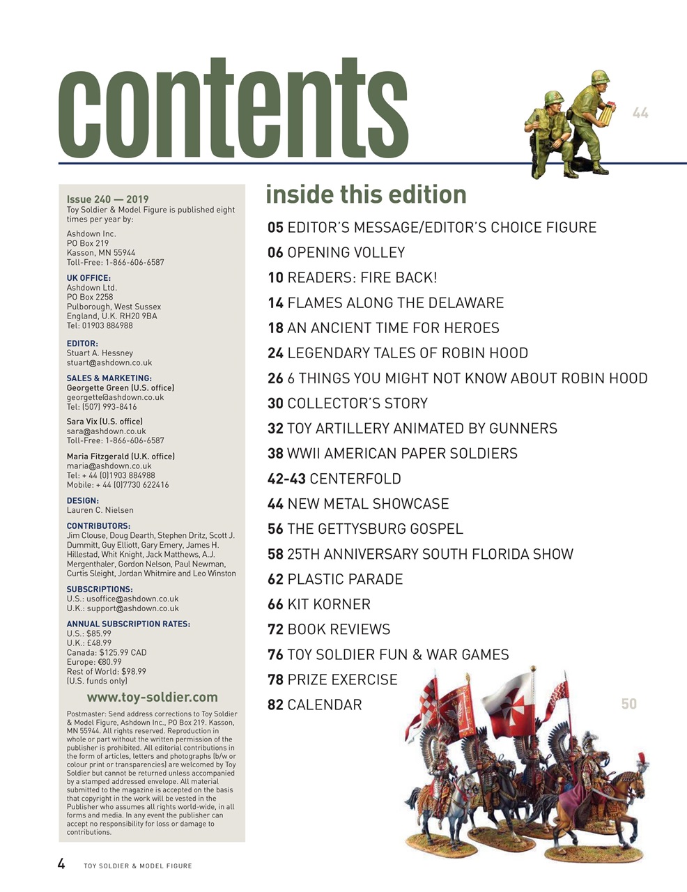 Toy Soldier & Model Figure Preview Pages