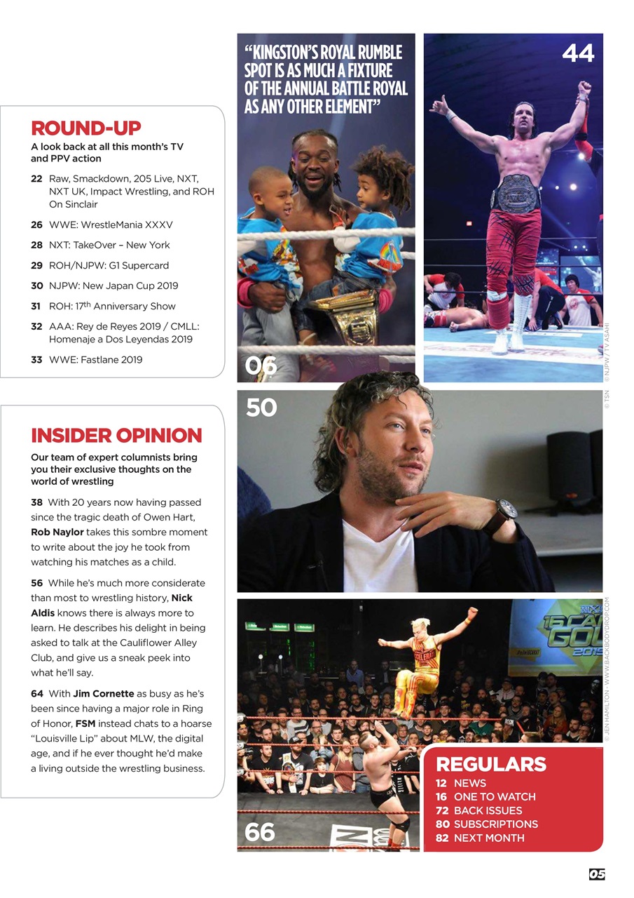 Wrestletalk Magazine Preview Pages