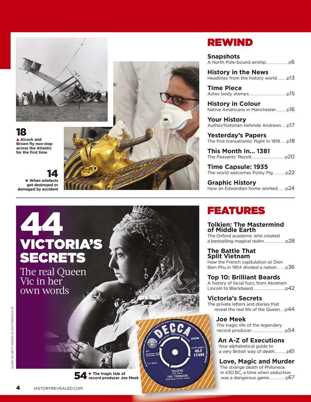 BBC History Revealed Magazine Preview Pages