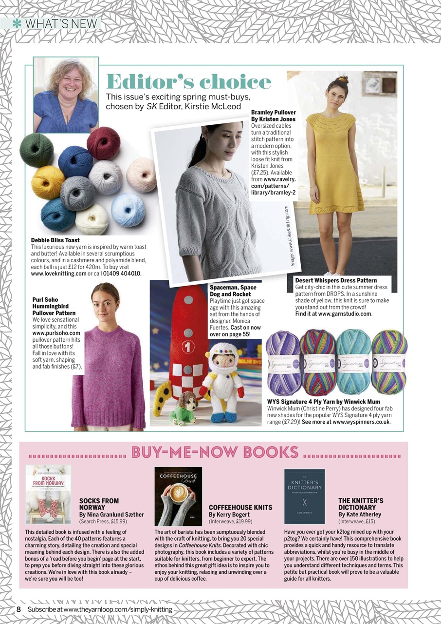 Simply Knitting Preview Pages