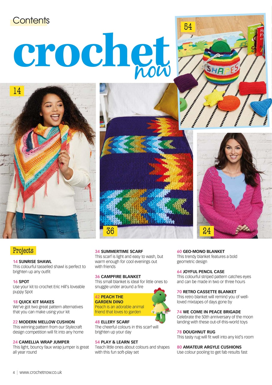 Crochet Now Magazine Preview Pages