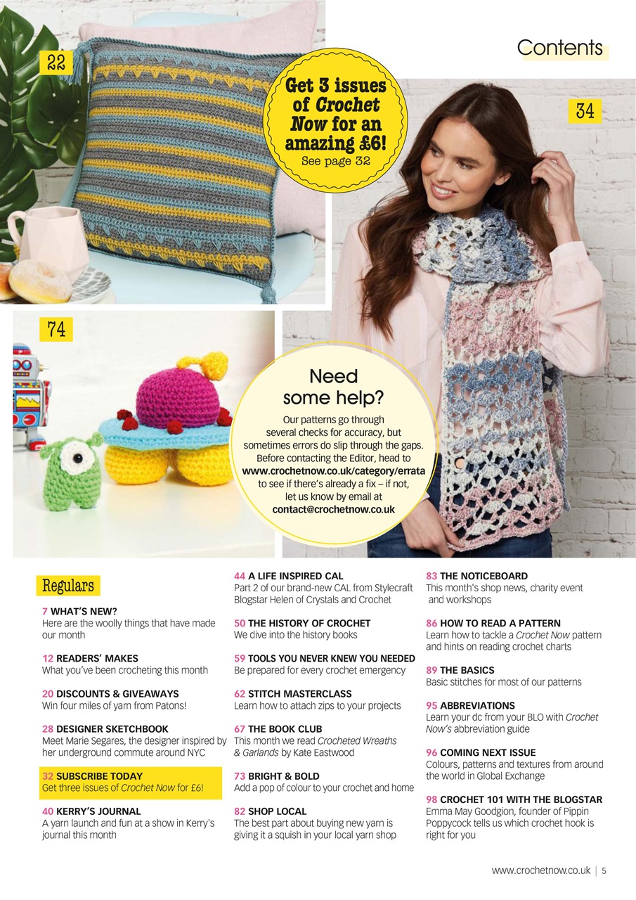 Crochet Now Magazine Preview Pages