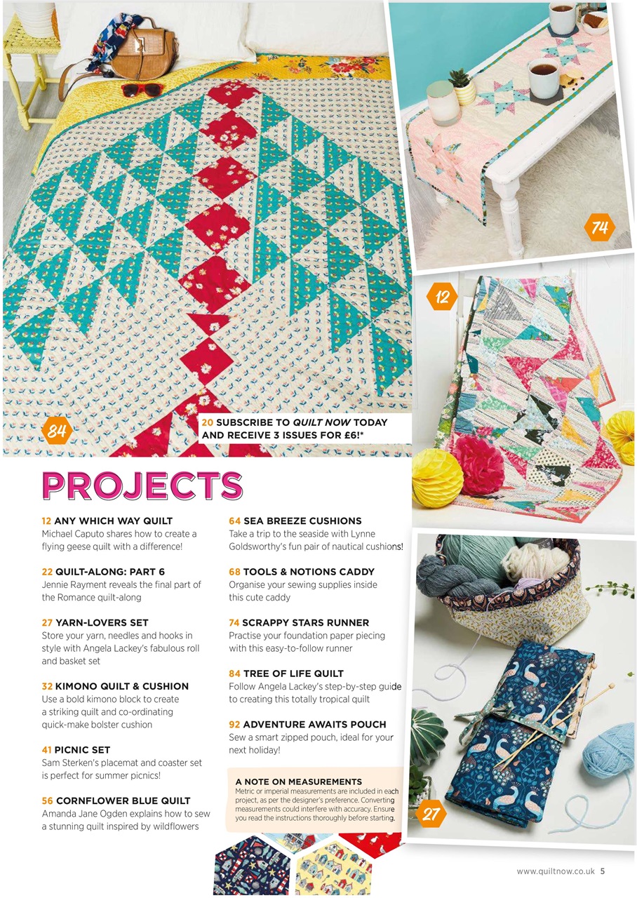 Quilt Now Preview Pages