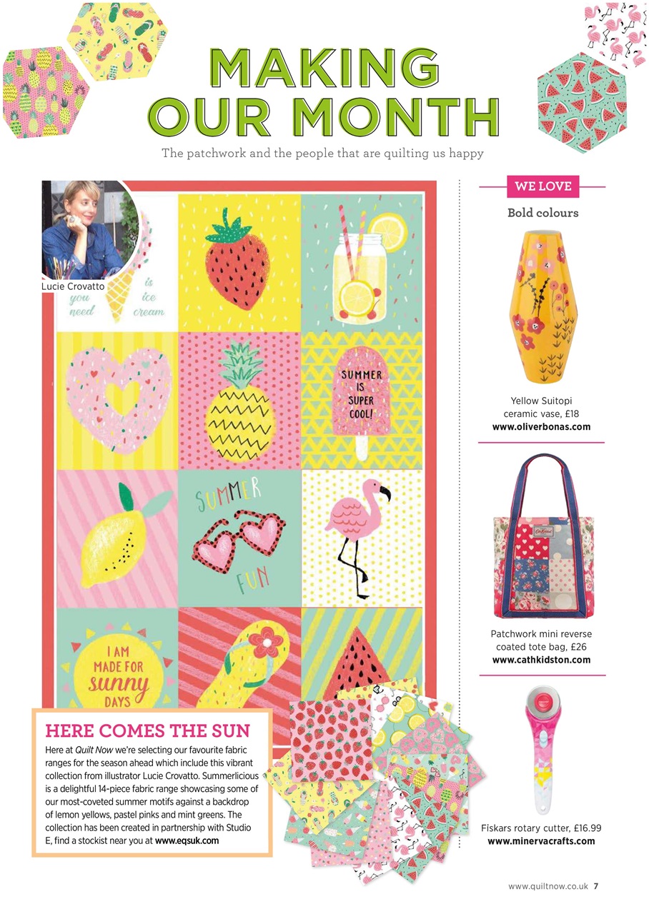 Quilt Now Preview Pages