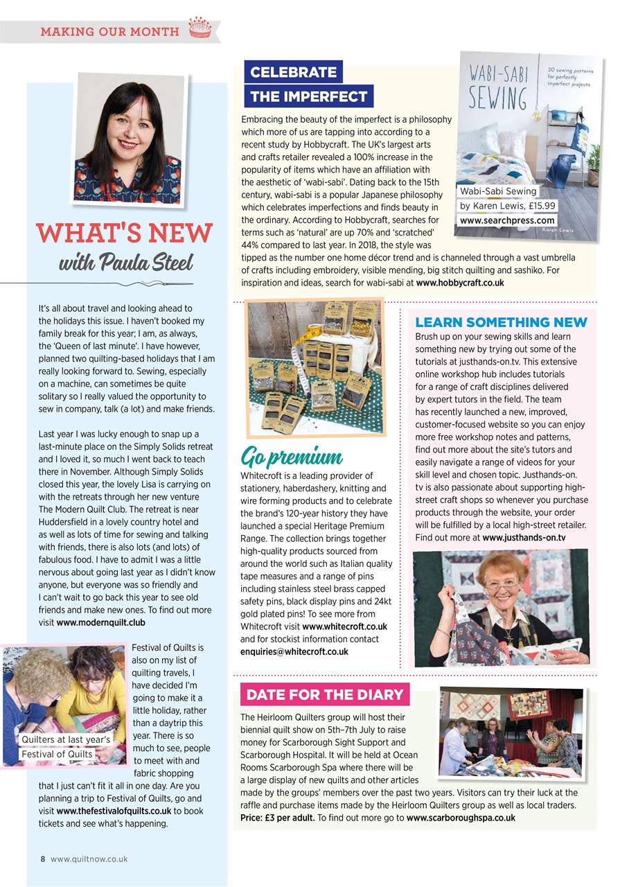 Quilt Now Preview Pages