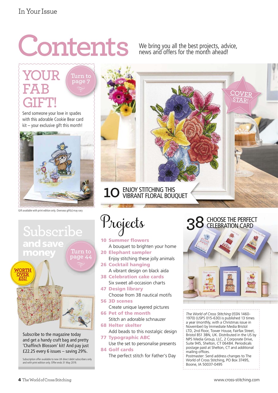 The World of Cross Stitching Preview Pages