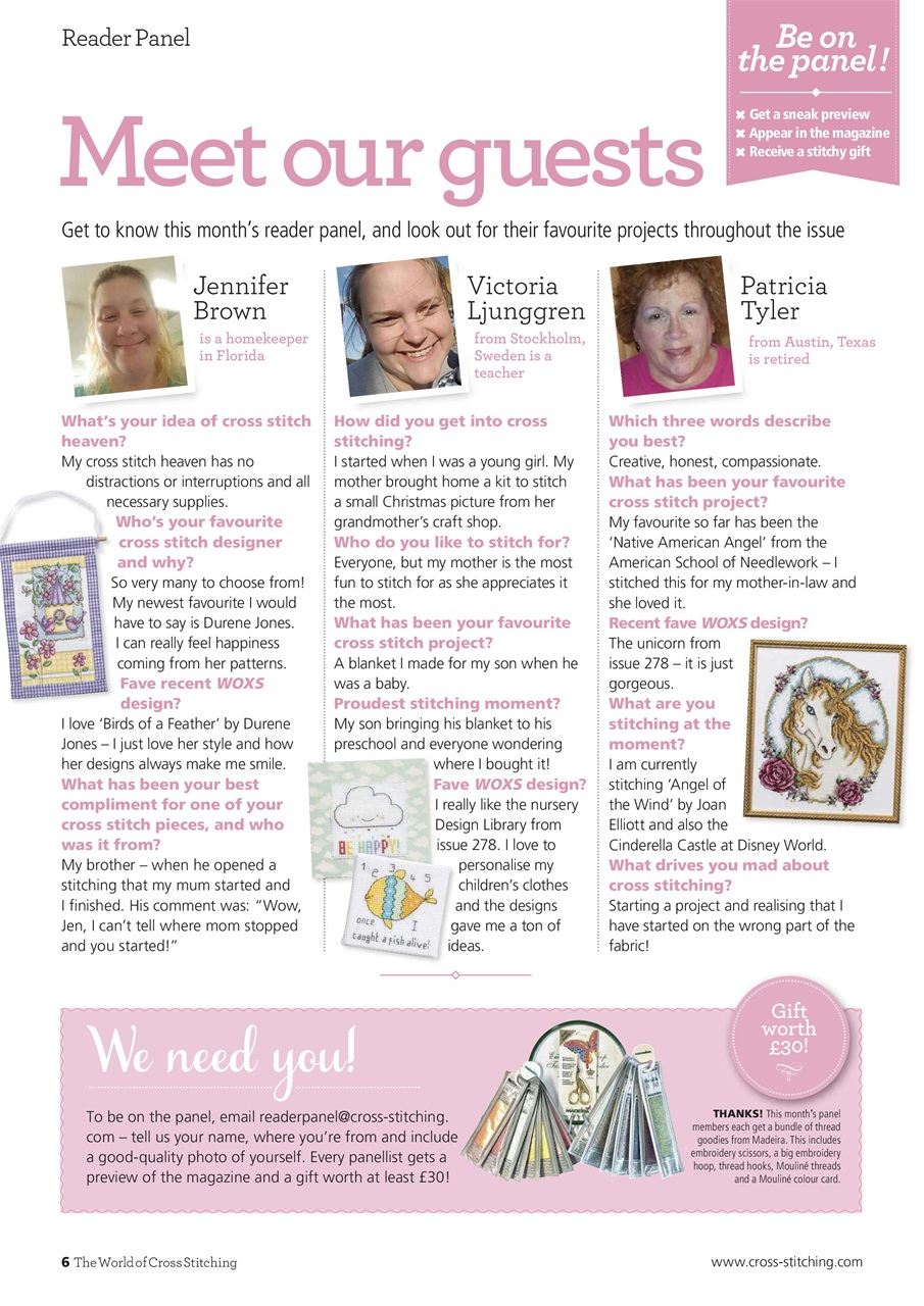 The World of Cross Stitching Preview Pages