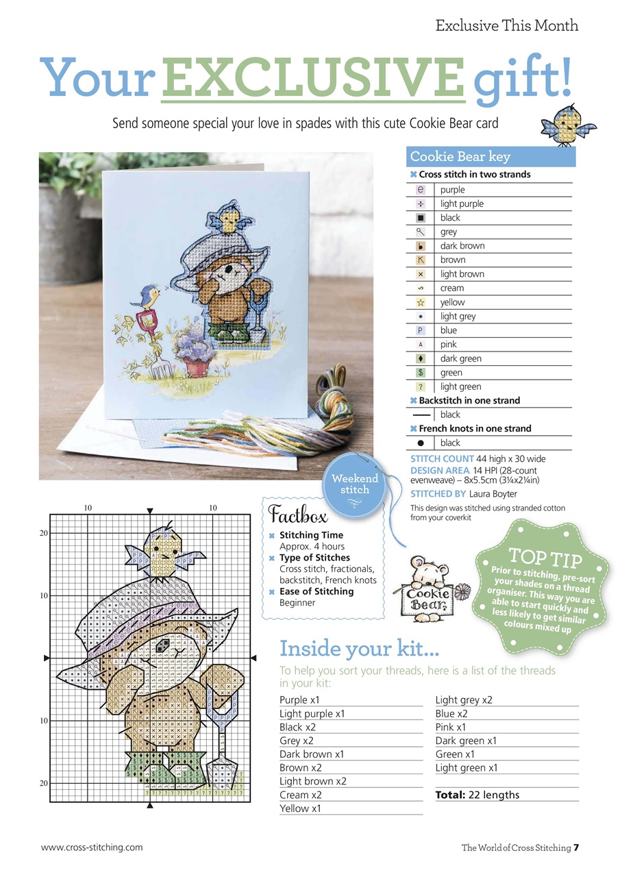 The World of Cross Stitching Preview Pages